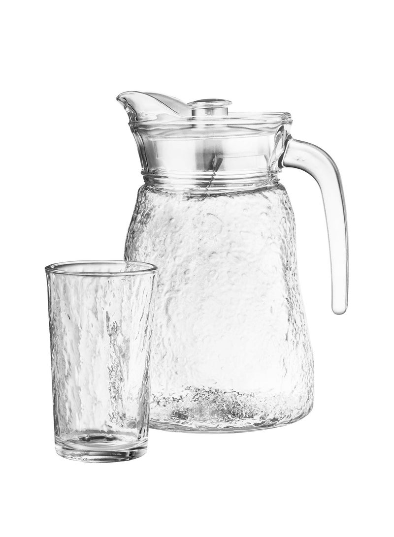 Green Apple A Glass Set Consisting Of 4 Cups Of 300 Ml For Juice And Water - Image 3